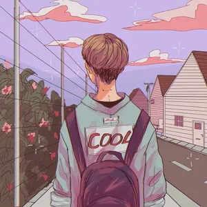 Aesthetic Anime Boy Cool Street Wallpaper