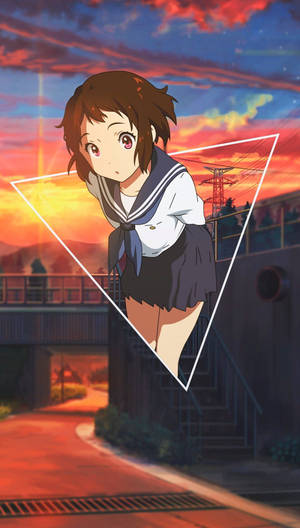 Aesthetic Anime Mayaka Ibara Phone Wallpaper