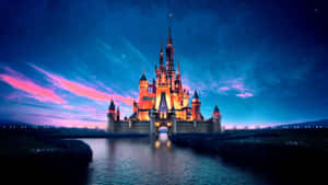 Aesthetic Background Of Disney Laptop. Wallpaper