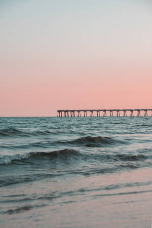 Aesthetic Beach Dusk Wallpaper