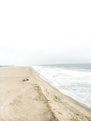 Aesthetic Beach Fine Sand Wallpaper