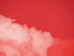 Aesthetic Beauty In Soft Red. Wallpaper