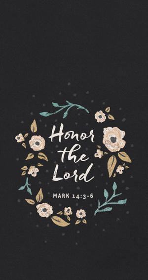 Aesthetic Bible Verse Mark 14:3 Wallpaper