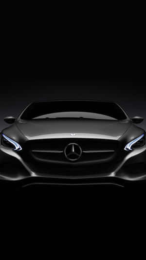 Aesthetic Black Mercedes Benz Iphone Wallpaper