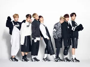 Aesthetic Bts Puma Photoshoot Wallpaper