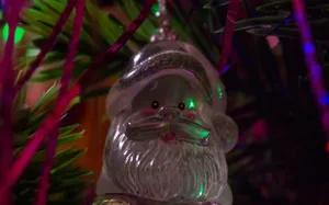 Aesthetic Christmas Ornament Santa Claus Wallpaper