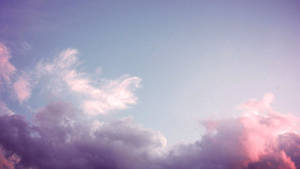 Aesthetic Cute Pastel Clouds Wallpaper