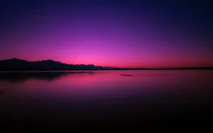Aesthetic Dark Pink Purple Skies Wallpaper