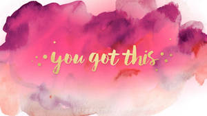 Aesthetic Girly Smoke Motivational Wallpaper