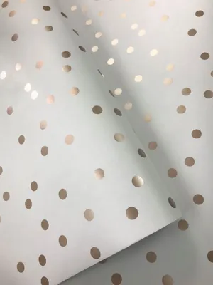 Aesthetic Gold Polka Dots Wallpaper
