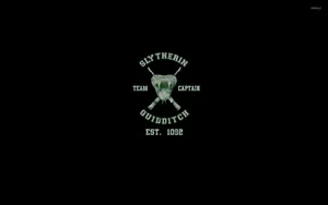 Aesthetic Harry Potter Slytherin Quidditch Wallpaper