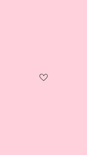 Aesthetic Instagram Minimalist Heart Wallpaper