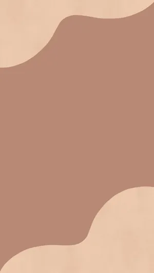 Aesthetic Instagram Pastel Brown Pattern Wallpaper