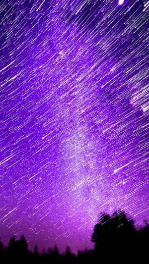 Aesthetic Iphone Leonid Meteor Shower Wallpaper