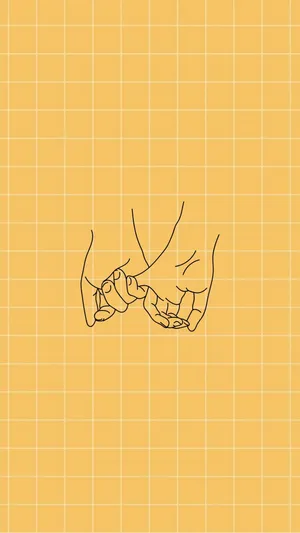 Aesthetic Love Pinky Promise Wallpaper