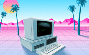 Aesthetic Macbook 3d Computer Art Wallpaper