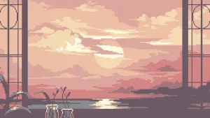 Aesthetic Minimalist Window View Wallpaper