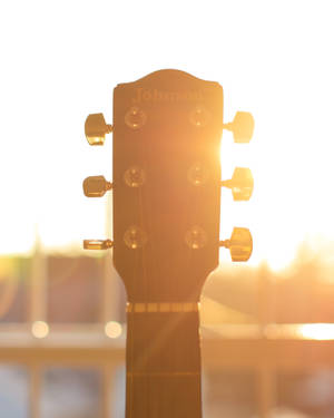 Aesthetic Music Guitar Headstock Wallpaper