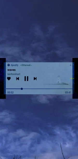 Aesthetic Music Of Waves By Renforshort Wallpaper