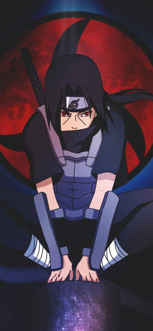 Aesthetic Naruto Character Uchiha Itachi Mangekyo Sharingan Wallpaper