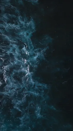 Aesthetic Navy Blue Sea Wallpaper