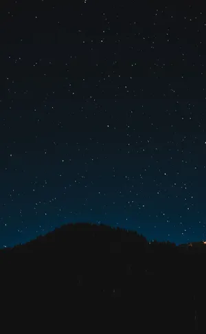 Aesthetic Night Sky With Stars Wallpaper