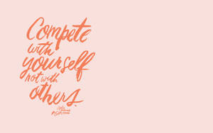 Aesthetic Note Pastel Pink Wallpaper