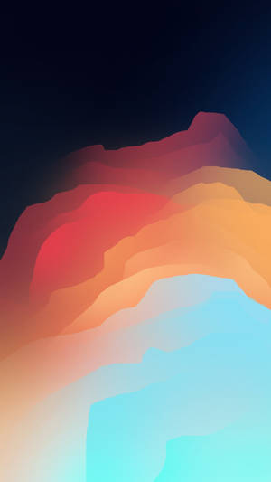 Aesthetic Orange Abstract Iphone Wallpaper