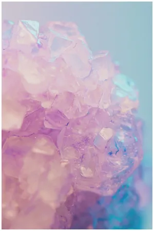 Aesthetic Pink Crystal Wallpaper