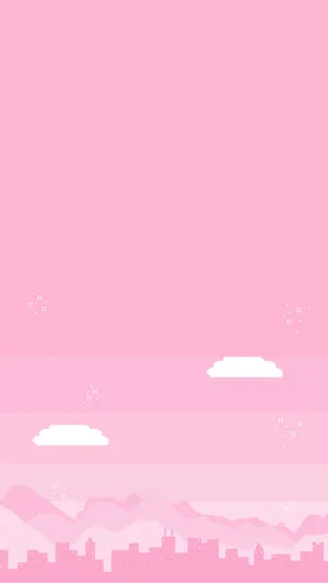 Aesthetic Pink Sky Wallpaper