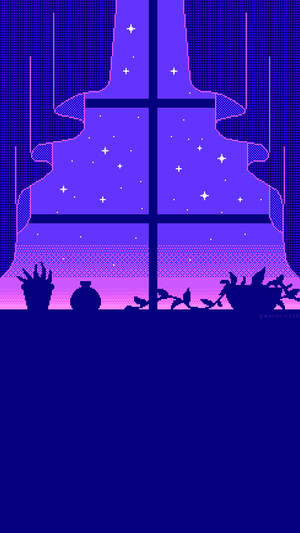 Aesthetic Pixel Art Hd 1080 X 1920 Wallpaper