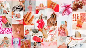 Aesthetic Preppy Desktop Wallpaper