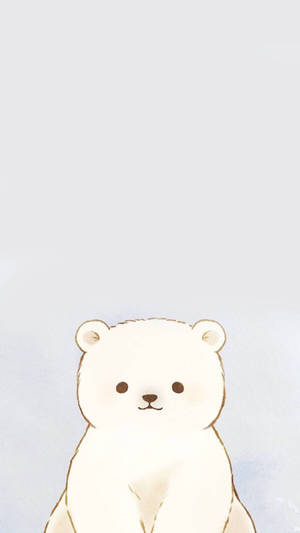 Aesthetic Profile Picture White Bear Wallpaper