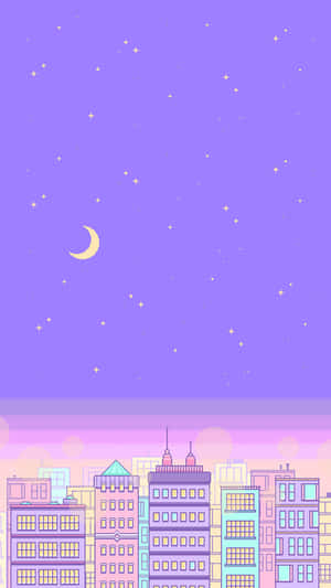 Aesthetic Purple Pastel Iphone Wallpaper Wallpaper