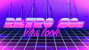 Aesthetic Retro 80's Vhs Look Wallpaper