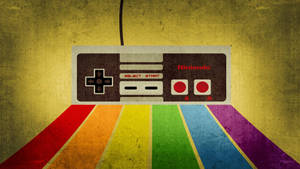 Aesthetic Retro Nintendo Coltroller Wallpaper