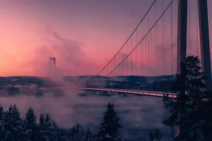 Aesthetic San Francisco Bridge Wallpaper