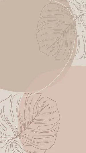 Aesthetic Soothing Beige Phone Wallpaper Wallpaper