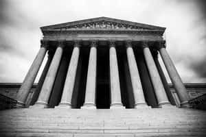 Aesthetic Supreme Court Building Photography Wallpaper