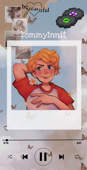 Aesthetic Tommyinnit Playlist Wallpaper