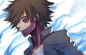Aesthetic Wallpaper Of Dabi From My Hero Academia Wallpaper