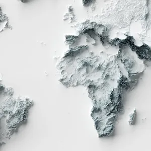 Aesthetic World Map, Showing Our Vast Global Community Wallpaper