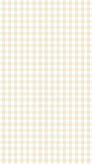 Aesthetic Yellow Pine Plaid Wallpaper
