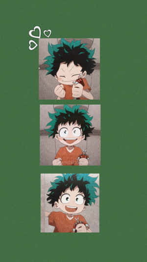 Aesthetic Young Deku Wallpaper