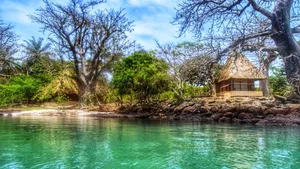 African Ecolodge Angurman In Guinea Bissau Wallpaper
