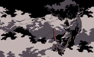 Afro Samurai In Action Wallpaper