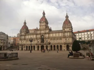 Afternoon At Plaza Corunna Wallpaper