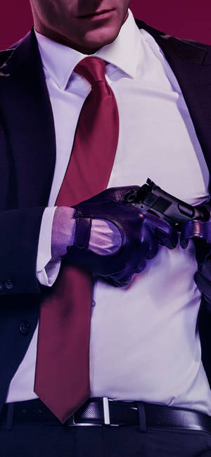 Agent 47 Pistol Gun Hitman Iphone Wallpaper