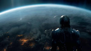 Agent In Space Mass Effect 3 Wallpaper