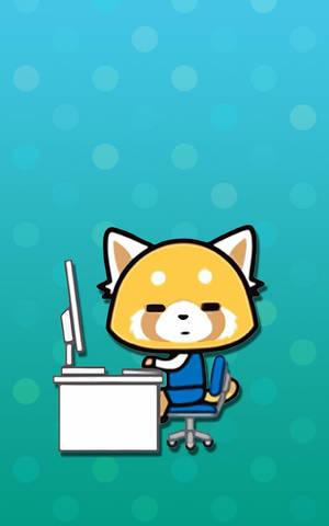 Aggretsuko Work Mode Poster Wallpaper